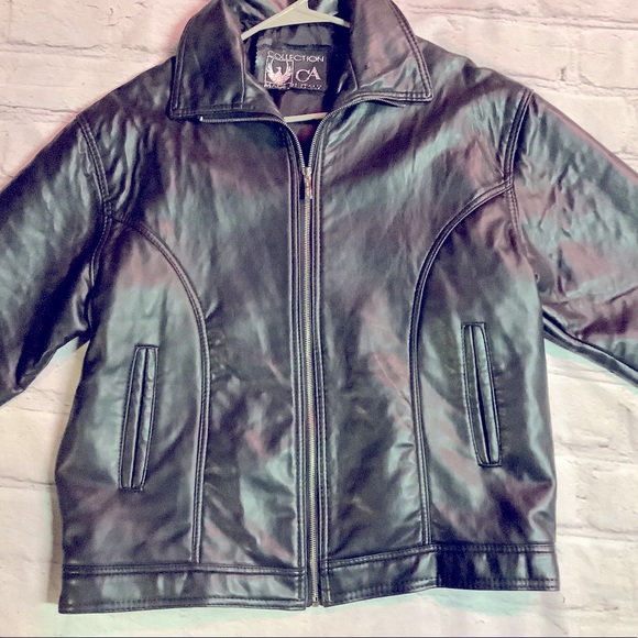 COLLECTION MADE IN ITALY LEATHER JACKET. - Picture 2 of 6
